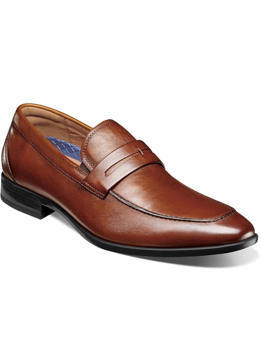 Florsheim Tan Brown Leather Penny Loafers